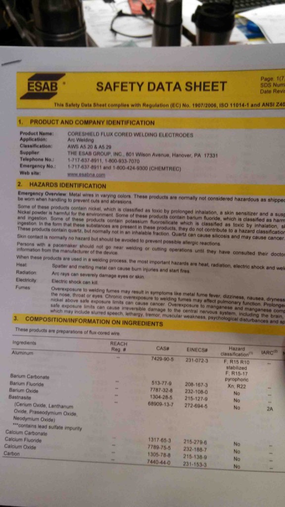 SDS Industrial Hygiene in Construction